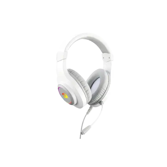 Headset Gaming Redragon H260W Hylas RGB 3.5mm Con Microfono Color Blanco-4