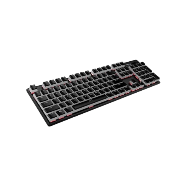 KIT DE TECLAS HYPERX PUDDING ABS KEYCAPS TRASLUCIDO COLOR NEGRO CON BLANCO