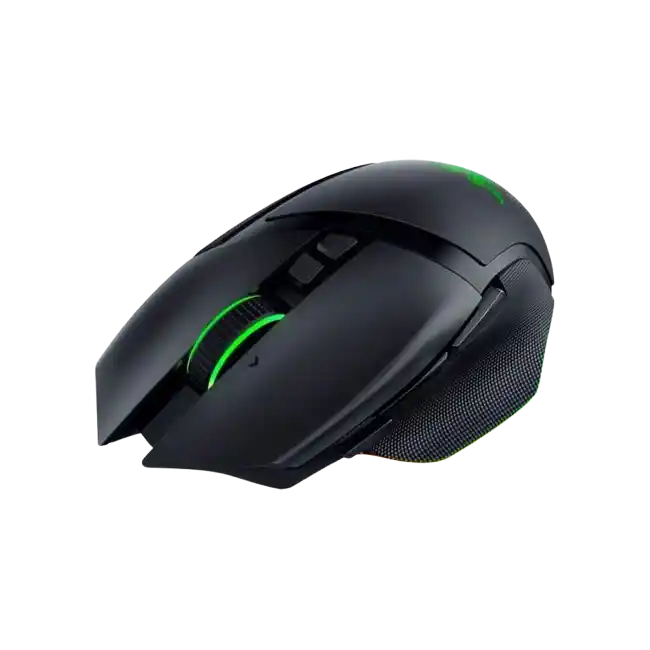 Razer Basilisk V3 X HyperSpeed - Ratón - ergonómico - diestro - óptico - 7 botones - inalámbrico - Bluetooth, 2.4 GHz - receptor inalámbrico USB