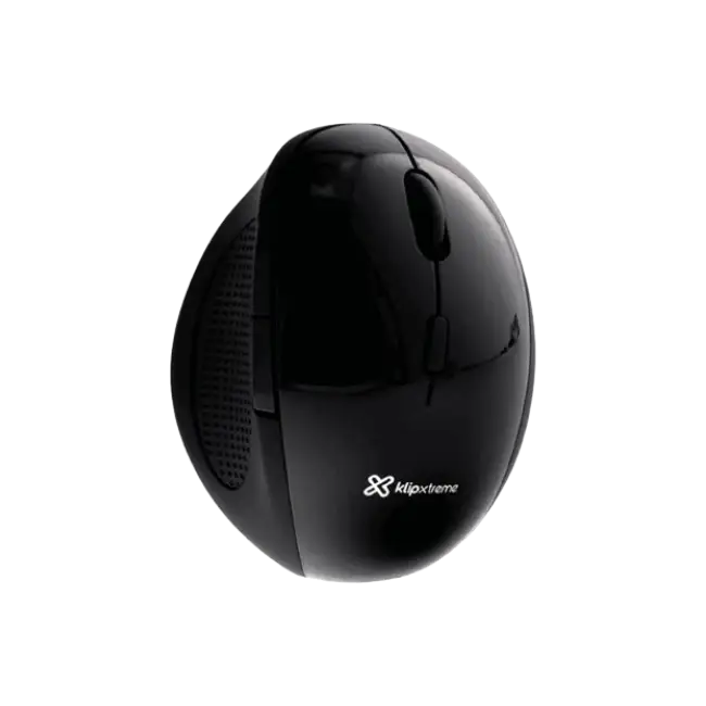Klip Xtreme - Mouse - 2.4 GHz - Wireless - Black - Ergonomic