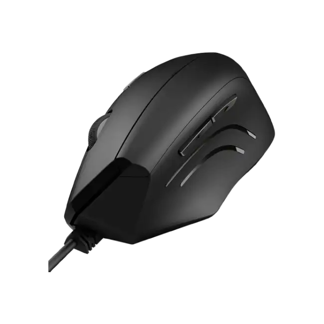 Klip Xtreme - Mouse - USB - Wired - Black - Ultra ergonomic