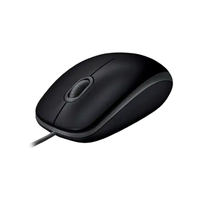 Logitech - Mouse - Wired - Black - M110 Silent