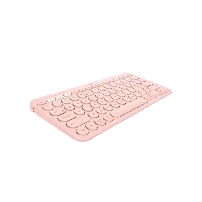 Logitech - Keyboard - Wireless - Rose - Con Bluetooth