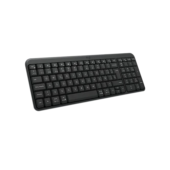 Logitech -K250 Compact Bluetooth Wireless Keyboard - Spanish - Graphite