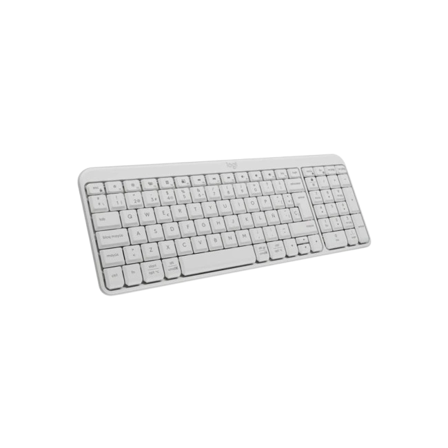 Logitech-K250 Compact Bluetooth Wireless Keyboard - Spanish Off-White-1