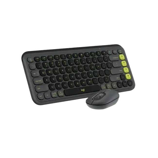 Logitech - Pop Icon Combo - Keyboard and mouse set - Spanish - Graphite