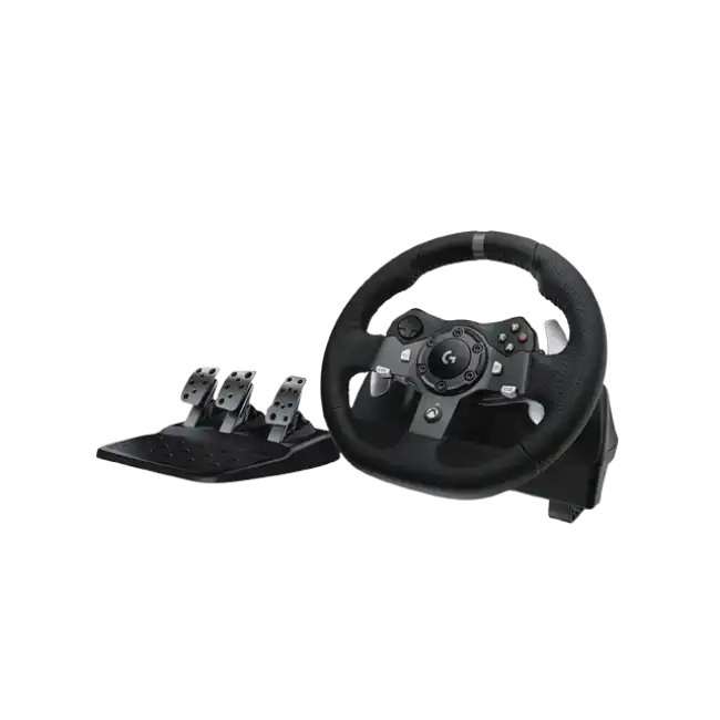 Logitech G920 Driving Force - Juego de volante y pedales - cableado - para PC, Microsoft Xbox One