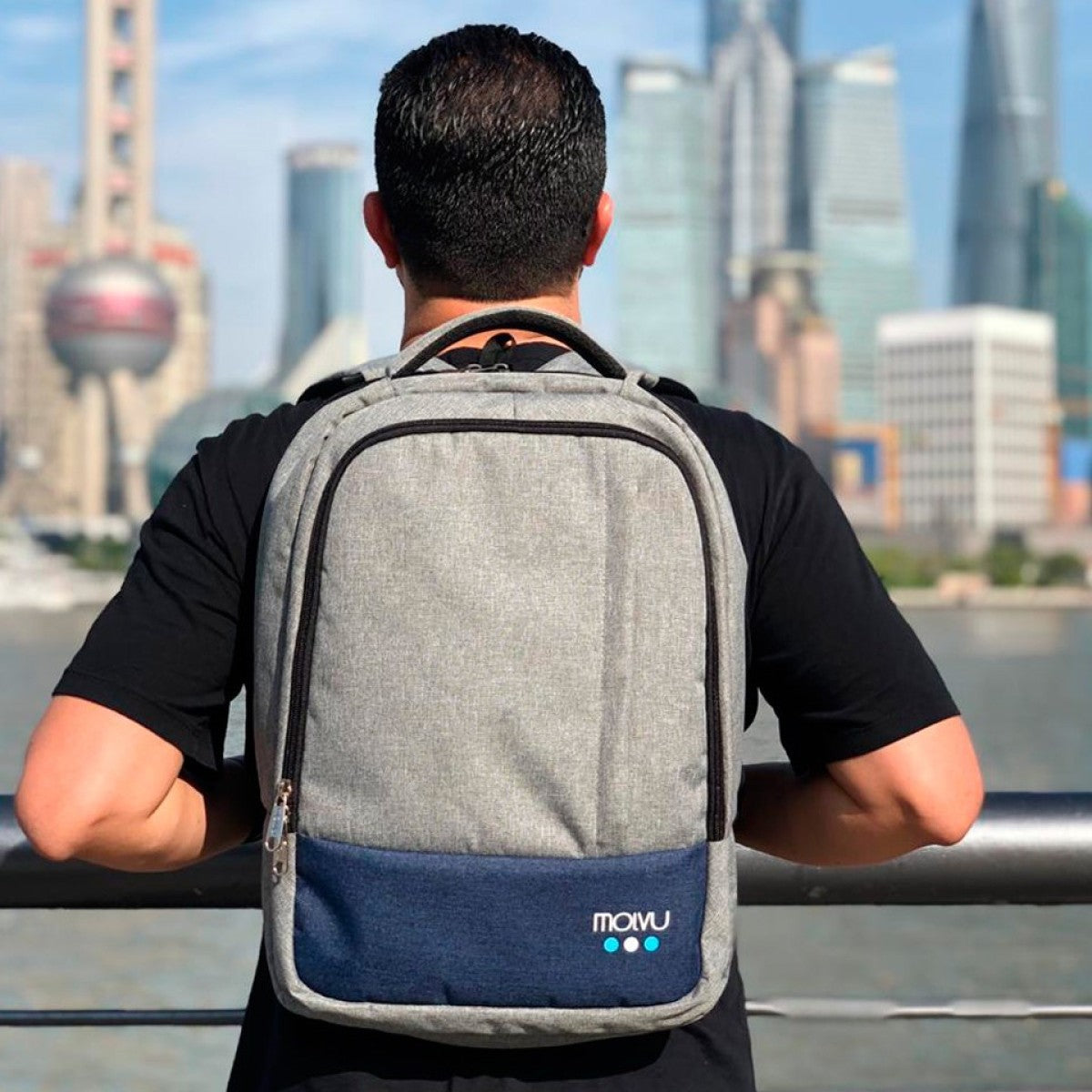 Mochila U2 Gris-20