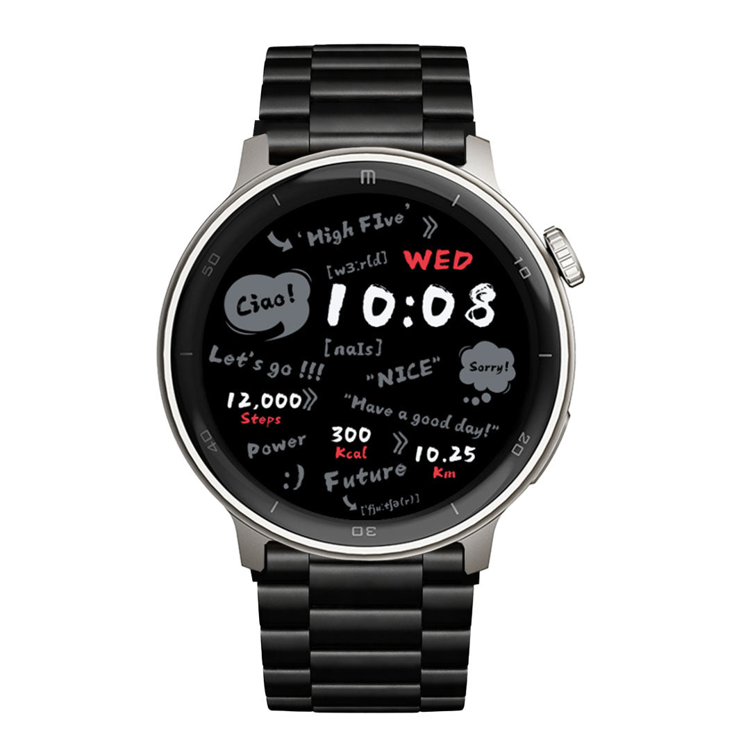 RELOJ T8 GRIS + PULSERA INOX X2