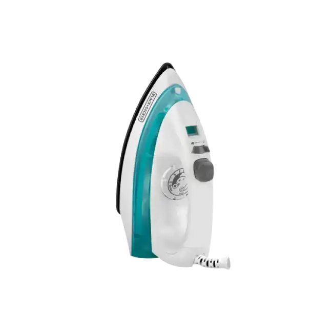Plancha de Ropa Black+Decker IRBD100 Suela Antiadherente Color Celeste