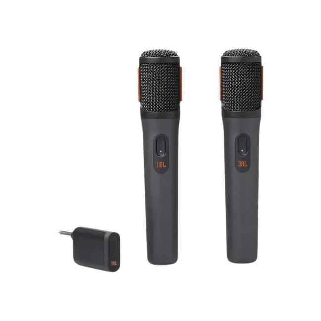 SET MICROFONOS INALAMBRICOS JBL PARTYBOX RECARGABLES