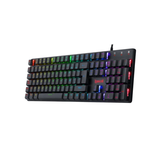 Teclado Gaming Redragon Shrapnel K589 RGB USB Mecanico Color Negro
