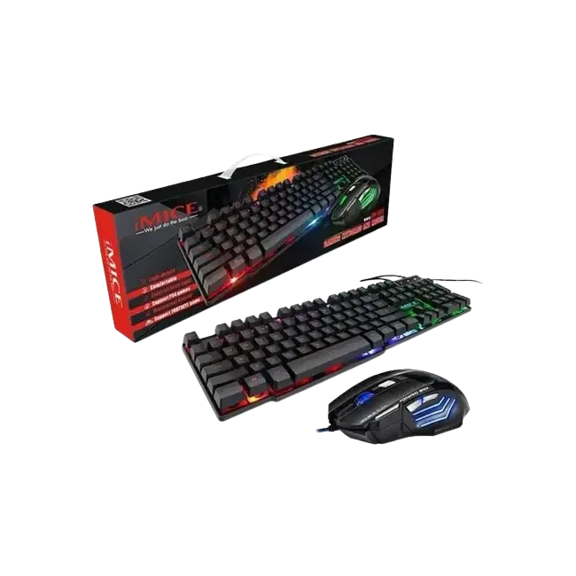 COMBO DE TECLADO Y MOUSE GENERICO CAJA NEGRA