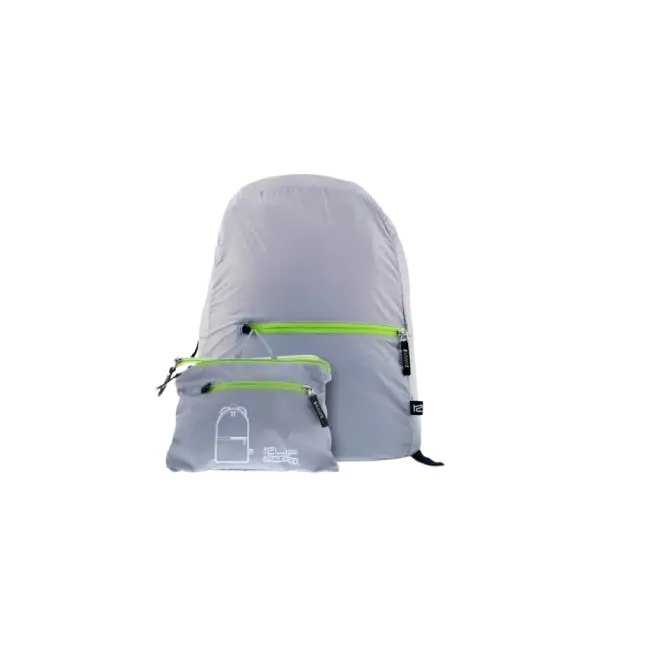 MOCHILA KFB-001GR PLEGABLE 25 L NYLON COLOR GRIS KLIP XTREME