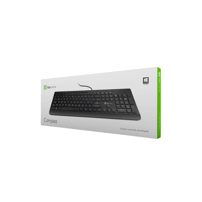 TECLADO KKM-250S MULTIMEDIA ULTRADELGADO KLIP XTREME-1