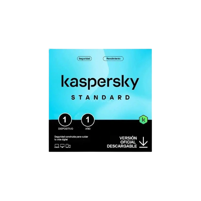 Licencia Antivirus Kaspersky Standard 1 Año 1 Dispositivo Fisica KL1041DDAFS-L