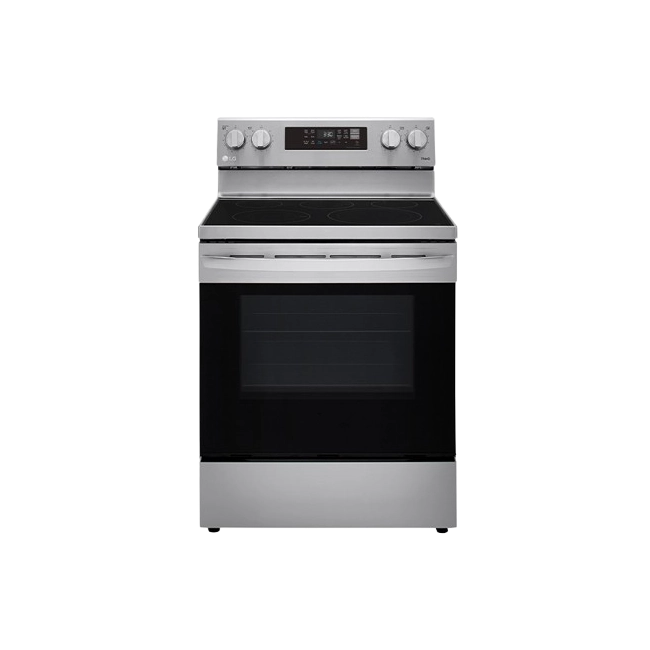 Estufa Electrica LG 30" 5 Hornillas Con AirFryer LREL6323S