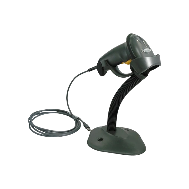 Escarner de Codigo de Barras Zebra Symbol LS2208 USB Decodificado Con Base