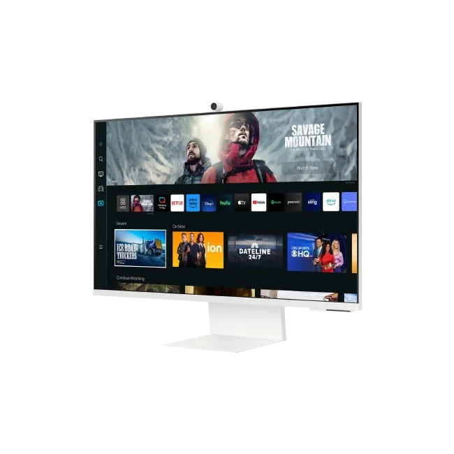 SAMSUNG Pantalla inteligente M80C UHD HDR de 32 pulgadas con transmisión de TV, cámara Slimfit inclu