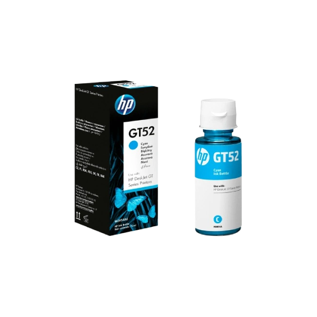 TINTA PARA IMPRESORA GT52 COLOR CIAN HP