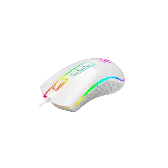 Mouse Gaming Redragon Cobra Chroma M711 RGB USB Color Blanco