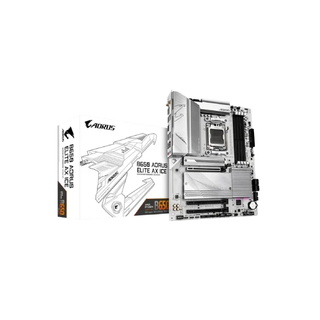 AORUS - Motherboard - Micro ATX - Socket AM5 - AMD B650 - para Ryzen 7 / para Ryzen 9 - None