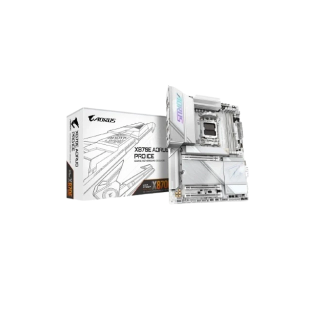 AORUS - Motherboard - ATX - Socket AM5 - AMD X870E - para Ryzen 5 / para Ryzen 7 / para Ryzen 9 - None - X870E AORUS PRO ICE