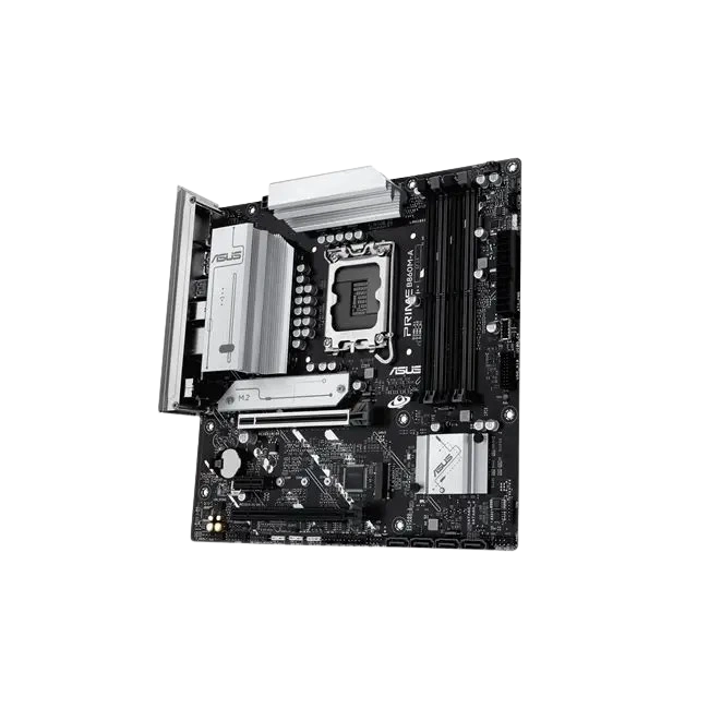 ASUS - PRIME B860M-A - Motherboard - Micro ATX - LGA 1851 - Intel B860 - para Core i9 / para Core i7 / para Core i5 / para Core i3 / para Celeron / para Pentium - Intel HD Graphics