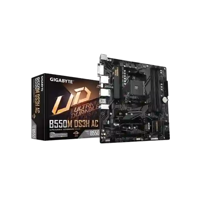 Gigabyte - Motherboard - B550M DS3H AC R2 DDR4 4 DIMM S