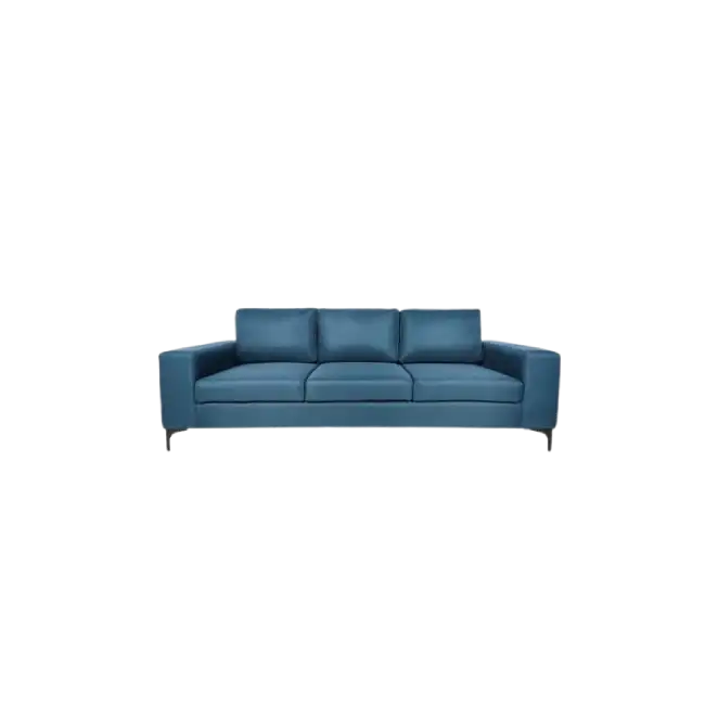 Sillon de 3 Plazas MG-MS-054 Con Base de Acero Inoxidable Color Negro