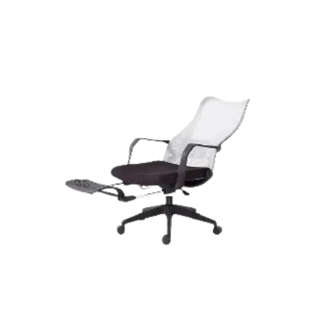 Silla Ejecutiva MG-WB-007-A1-BK De Tela Con Respaldo Color Gris con Asiento Negro