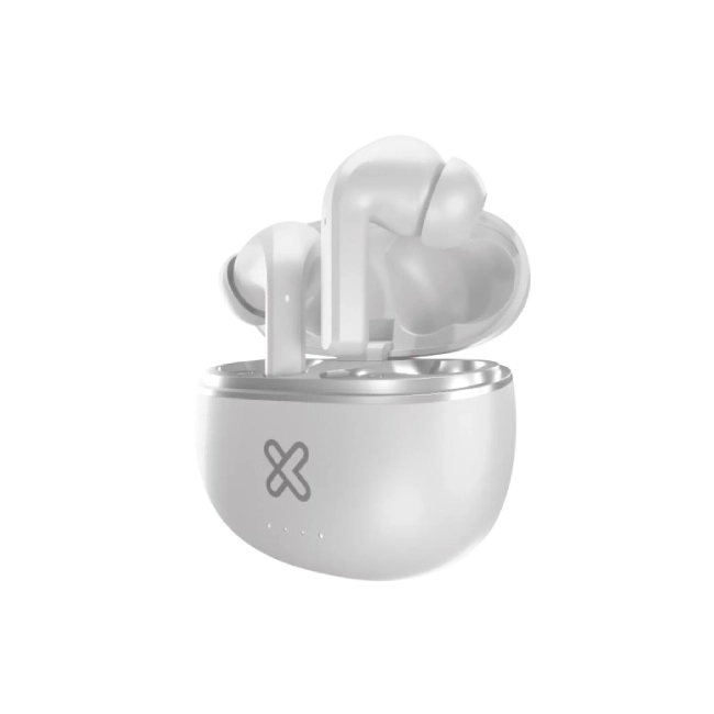 Klip Xtreme - True wireless earphones - Para Phone / Para Portable electronics / Para Tablet - Wireless - 17Hrs IPX White-1