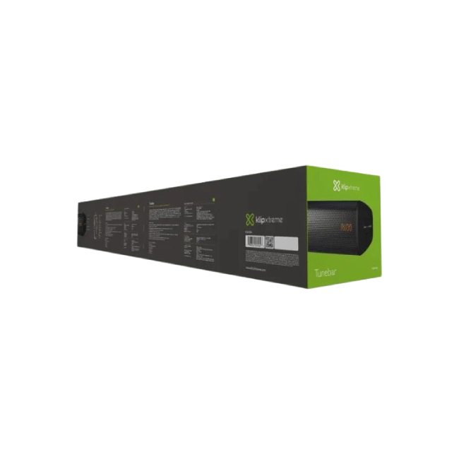 Klip Xtreme KSB-00A - Sound bar - Black - 2.0ch 60W BT HDMI-OPT-RCA