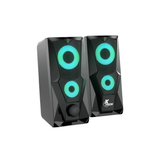 Xtech - Altavoces - 2.0 canales - Negro - Gaming con luz LED XTS-131
