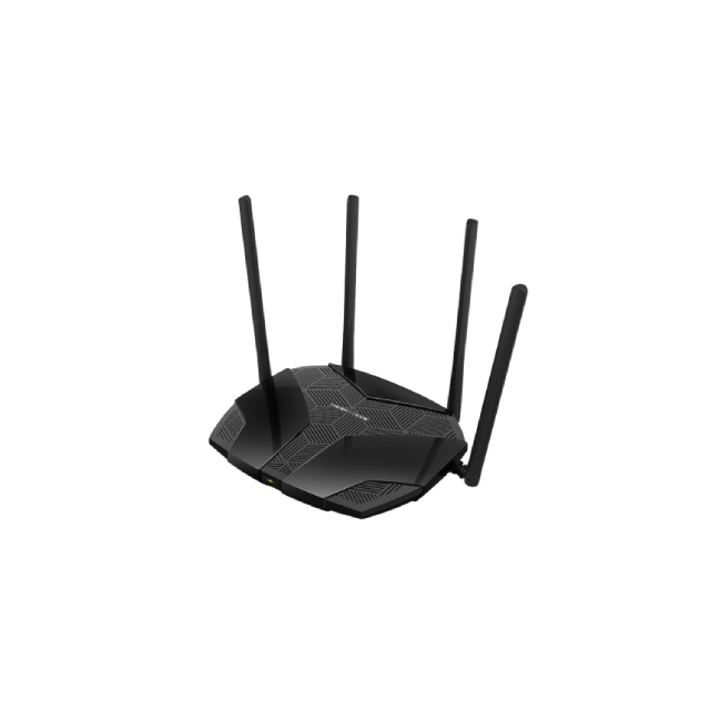 Router WiFi 6 Mercusys MR80X Inalambrico AX3000 Dual Color Negro-1