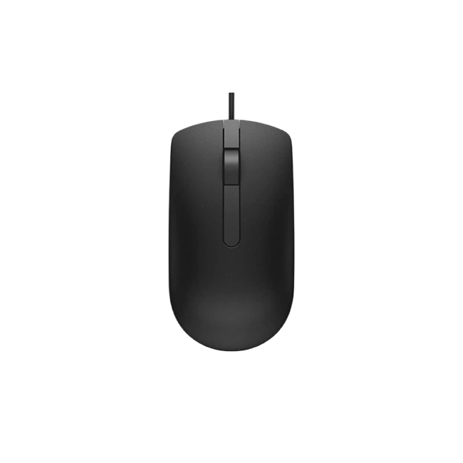 Mouse Dell MS116 Optical Wired - USB Black-1