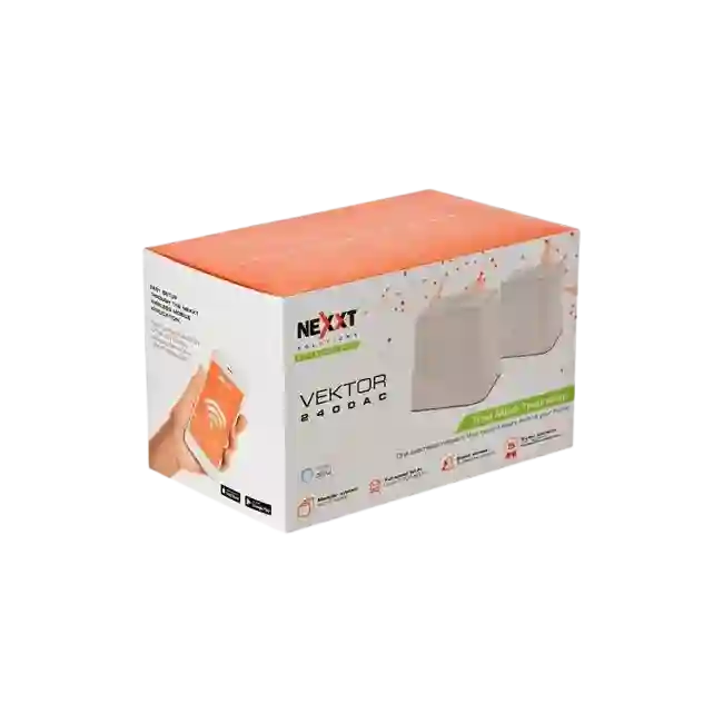 ROUTER NEXXT VEKTOR 2400-AC NCM-2400 MESH 1200MBPS 2 NODOS