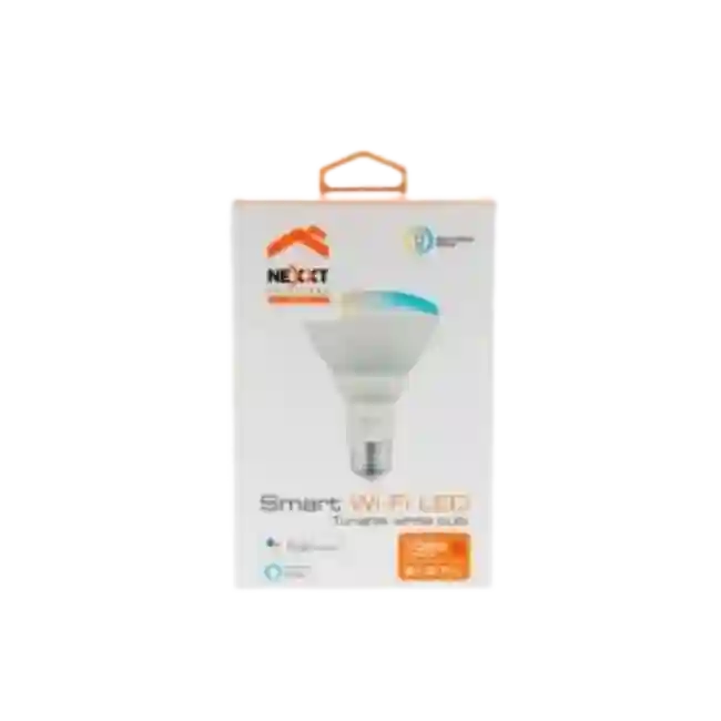 BOMBILLA NEXXT HOME SOLUTIONS CONNECTIVITY NHB-W210 LUZ BLANCA REGULABLE 110V COMPATIBLE CON ALEXA Y GOOGLE ASSISTANT