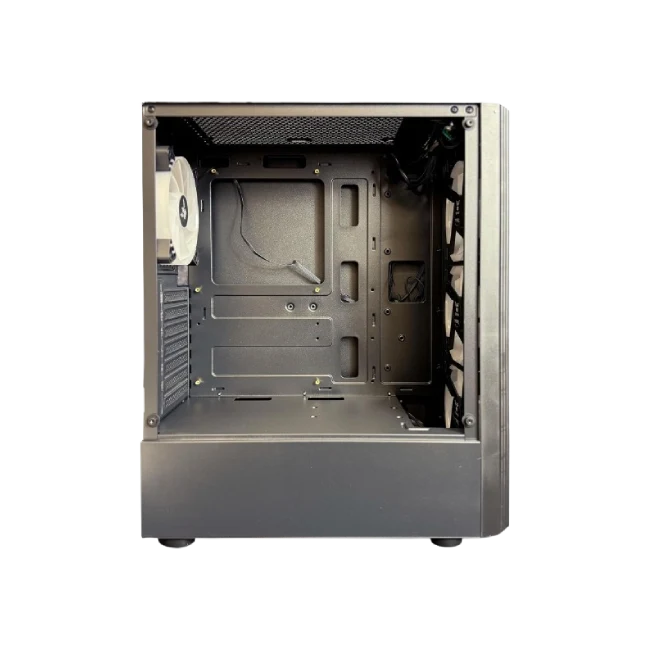 Case Gaming NSX Raptor NSXVC08A03 ARGB Color Negro  + Fuente de Poder 550W 80Plus ARGB