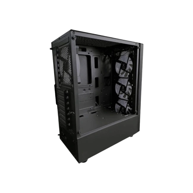 Case Gaming NSX Viper NSXVC08A13P ARGB Color Negro  + Fuente de Poder 650W 80Plus
