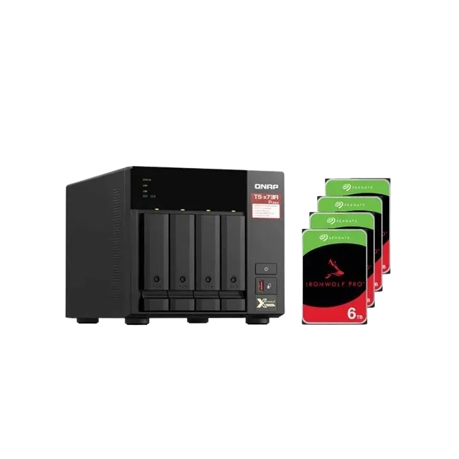 QNAP TS-473A - Servidor NAS - 4 compartimentos - SATA 6Gb/s - RAM 8 GB - 2.5 Gigabit Ethernet