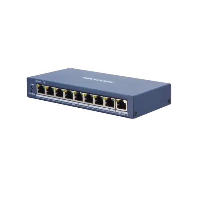 Hikvision - Switch - Ethernet - 8 - Fast Ethernet - Smart POE
