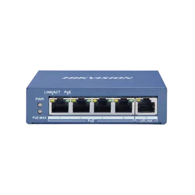 Hikvision - Switch - 4 - Gigabit Smart POE Switch DS-3E