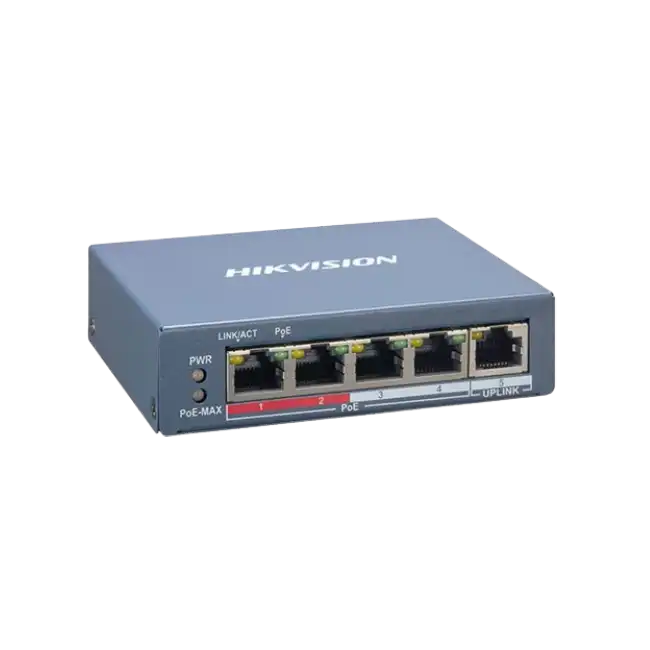 Hikvision - Switch - 4 - Gigabit Smart POE Switch DS-3E