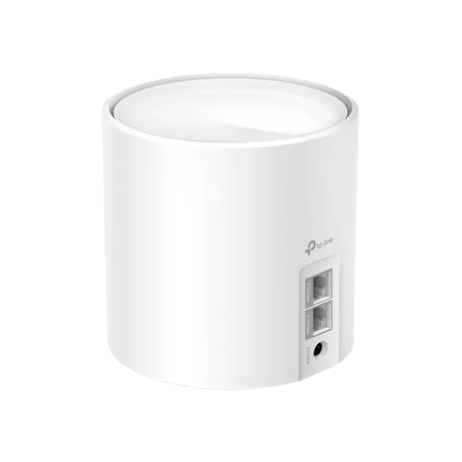TP-Link - Router - Deco X50(2-pack) - AX3000 - 574 Mbps at 2.4 GHz + 2402 Mbps at 5 GHz - Sistema Deco X50 Wi-Fi 6 Mesh AI AX3000 - Cobertura en toda la casa. La tecnología Deco Wi-Fi 6 Mesh lleva la señal de internet a todos los rincones hasta 600 m2. --2
