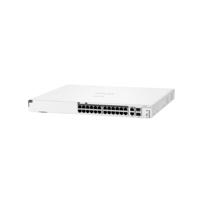 HPE Networking Instant On 1960 24G 20p Class4 4p Class6 PoE 2XGT 2SFP+ 370W Switch - Conmutador - L3 Lite - Gestionado - 24 x 10/100/1000 + 2 x 10 Gigabit SFP+ + 2 x 100/1000/10GBase-T - montaje en rack - PoE (370 W) - BTO