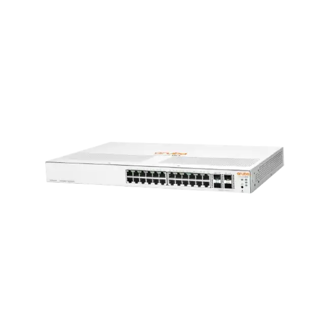 HPE Networking Instant On 1930 24G Class4 PoE 4SFP/SFP+ 370W Switch - Conmutador - L3 - Gestionado - 24 x 10/100/1000 (PoE) + 4 x 1 Gigabit / 10 Gigabit SFP+ - montaje en rack - PoE (370 W)