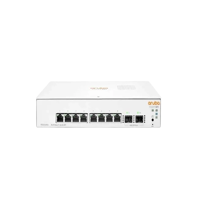 HPE Networking Instant On 1930 8G Class4 PoE 2SFP 124W Switch - Conmutador - L2 + - Gestionado - 8 x 10/100/1000 (PoE+) + 2 x Gigabit SFP - montaje en rack - PoE+ (124 W)