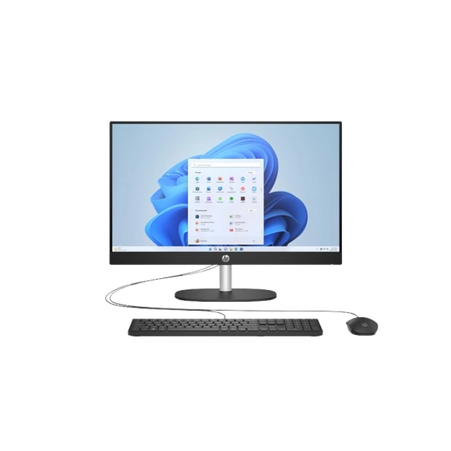 HP 24-cr0233la - All-in-one - AMD Ryzen 3 7320U / 4.1 GHz - LPDDR5 SDRAM - 512 GB HDD - 23.8" - UMA Graphics - Windows 11 Home - Spanish