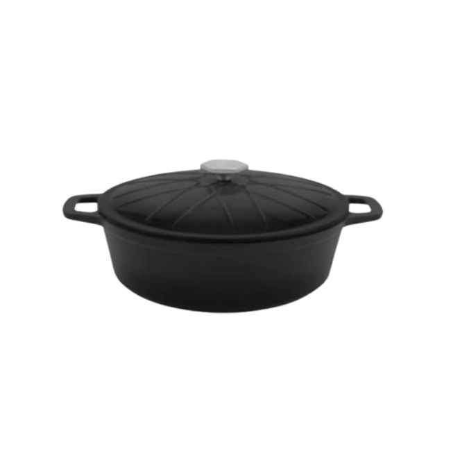 Olla con Tapa Picca Forno PI00200HFN Hierro Fundido Color Negro